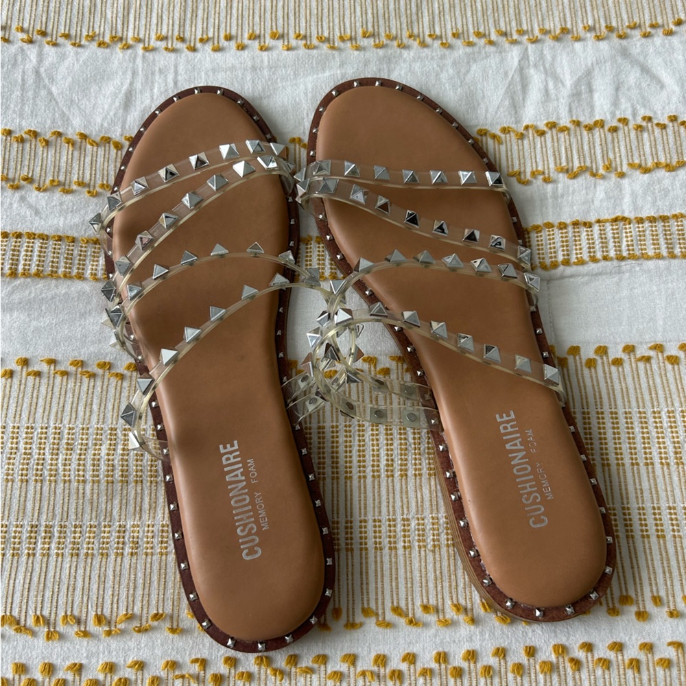 Cushionaire Rhinestone Sandals